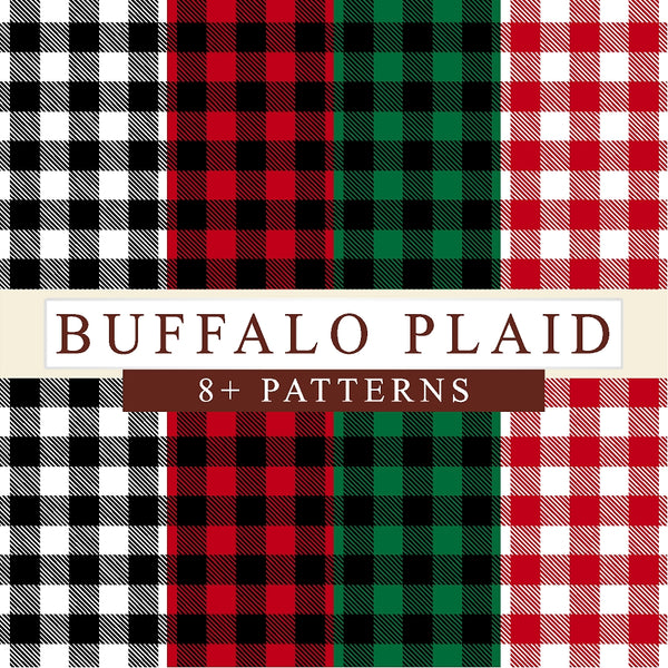 Buffalo Plaid - Printed Patterned Adhesive Craft Vinyl
