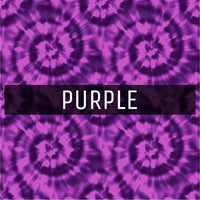 Tie Dye - Printed Patterned Adhesive Craft Vinyl Purple