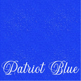 Holographic Glitter Adhesive Permanent Vinyl Patriot Blue 12x12