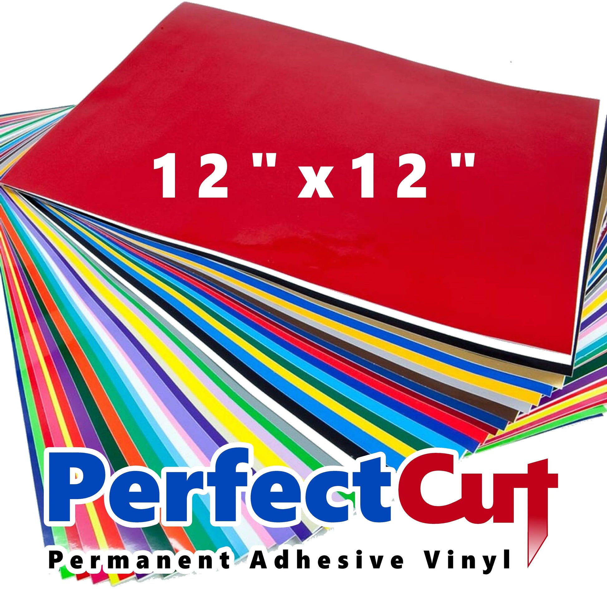 Permanent Adhesive Vinyl Craft Sheets 12' X 12' with Cricut and