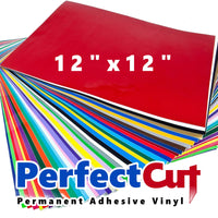 PerfectCut - Craft Vinyl - Permanent Adhesive Vinyl - 12" x 12" - Vinyl Me Now