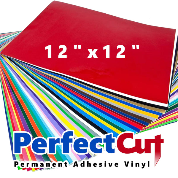 PerfectCut - Craft Vinyl - Permanent Adhesive Vinyl - 12" x 12"