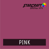 StarCraft SoftFlex HTV 12x12 Sheets Pink 12"x12" Sheet