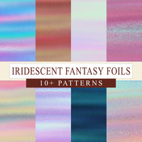 Iridescent Fantasy Foils - Printed Patterned Adhesive Craft Vinyl Vinyl Me Now