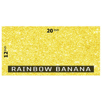 EasyCut Premium Glitter HTV 12"x20" Rainbow Banana 12x20