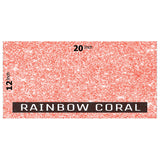 EasyCut Premium Glitter HTV 12"x20" Rainbow Coral 12x20