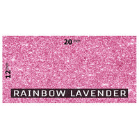 EasyCut Premium Glitter HTV 12"x20" Rainbow Lavender 12x20