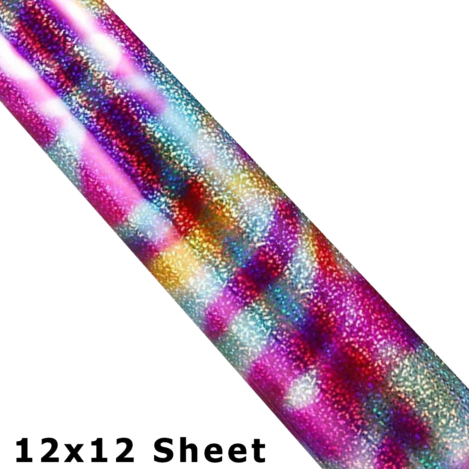 Aowvw Permanent Self-Adhesive Vinyl Pack Mixed Colorful Holographic Craft  Vinyl Plotte 