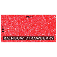 EasyCut Premium Glitter HTV 12"x20" Rainbow Strawberry 12x20