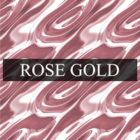 Holographic Waves -Printed Patterned Adhesive Craft Vinyl ROSE GOLD