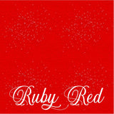 Holographic Glitter Adhesive Permanent Vinyl Ruby Red 12x12