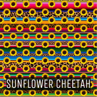 Serape - Printed Patterned Adhesive Craft Vinyl Sunflower Cheetah