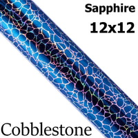 Cobblestone Permanent Self-Adhesive Vinyl Sapphire 12x12