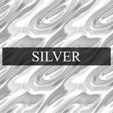 Holographic Waves -Printed Patterned Adhesive Craft Vinyl SILVER