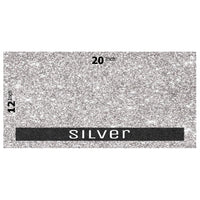 EasyCut Premium Glitter HTV 12"x20" Silver 12x20