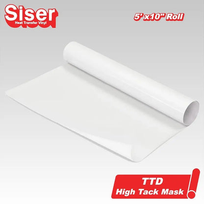 Siser TTD High Tack Mask - HIGH Tack Transfer Tape for Heat