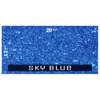 EasyCut Premium Glitter HTV 12"x20" Sky Blue 12x20