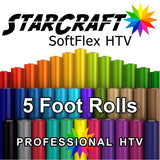 StarCraft SoftFlex HTV 5 Foot Rolls Vinyl Me Now