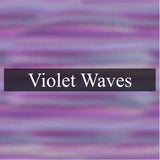 Iridescent Fantasy Foils - Printed Patterned Adhesive Craft Vinyl Violet Waves
