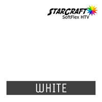 StarCraft SoftFlex HTV 12x12 Sheets White 12"x12" Sheet