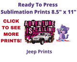 It's A Jeep Thing! - Ready to Press Sublimation Transfer