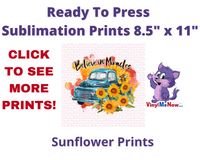 Sunflower - Ready to Press Sublimation Transfer