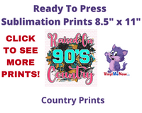 Country - Ready to Press Sublimation Transfer